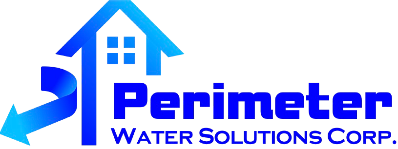 Logo of Perimeter Water Solutions Corp. with a blue house icon and text.