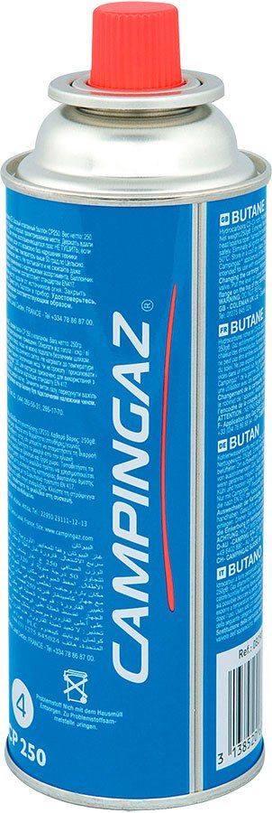 cp250: cartuccia a valvola 220g. utilizzabile con fornelli camp bistro.