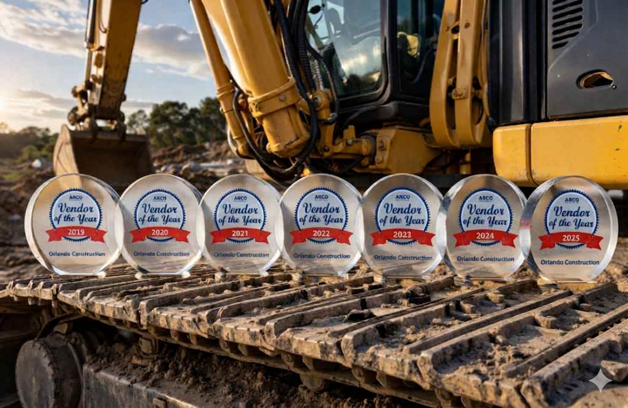 ARCO Murray Vendor of the Year 2019, 2020, 2021, 2022, 2023, 2024 Orlando Construction LLC