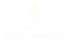 The logo for beechwood is a tree with a leaf in the shape of an arrow.
