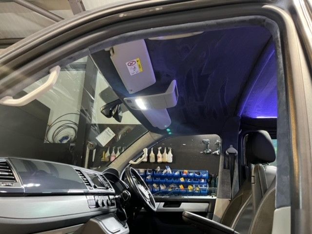 Suede headliner on VW Transporter T6