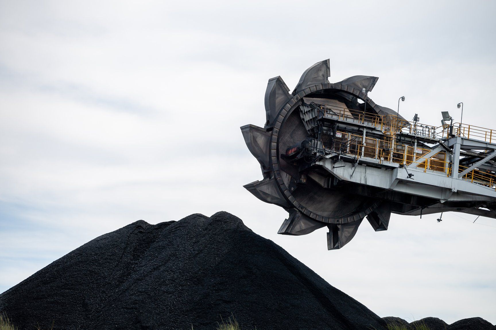 Pile Of Coal With Loader — Wollongong, NSW — Arrow Electrical