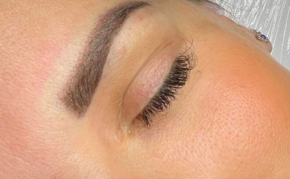 Ombre brows semi permanent make up Falmouth Cornwall
