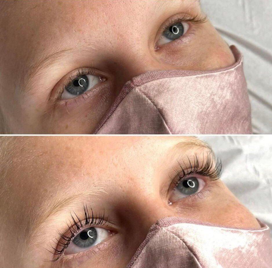 Lash lift and tint in Falmouth Cornwall