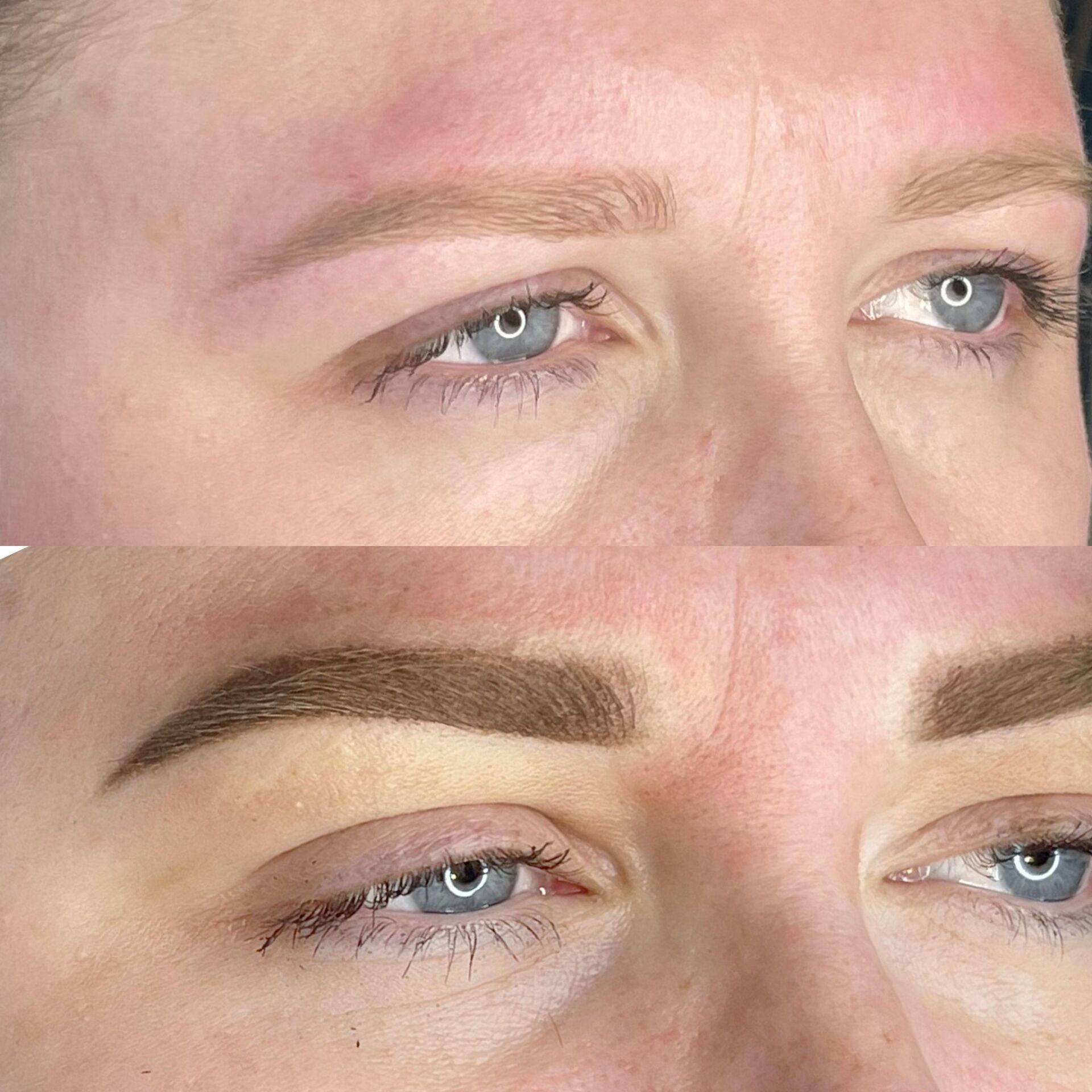 Ombre PMU brows Falmouth Cornwall