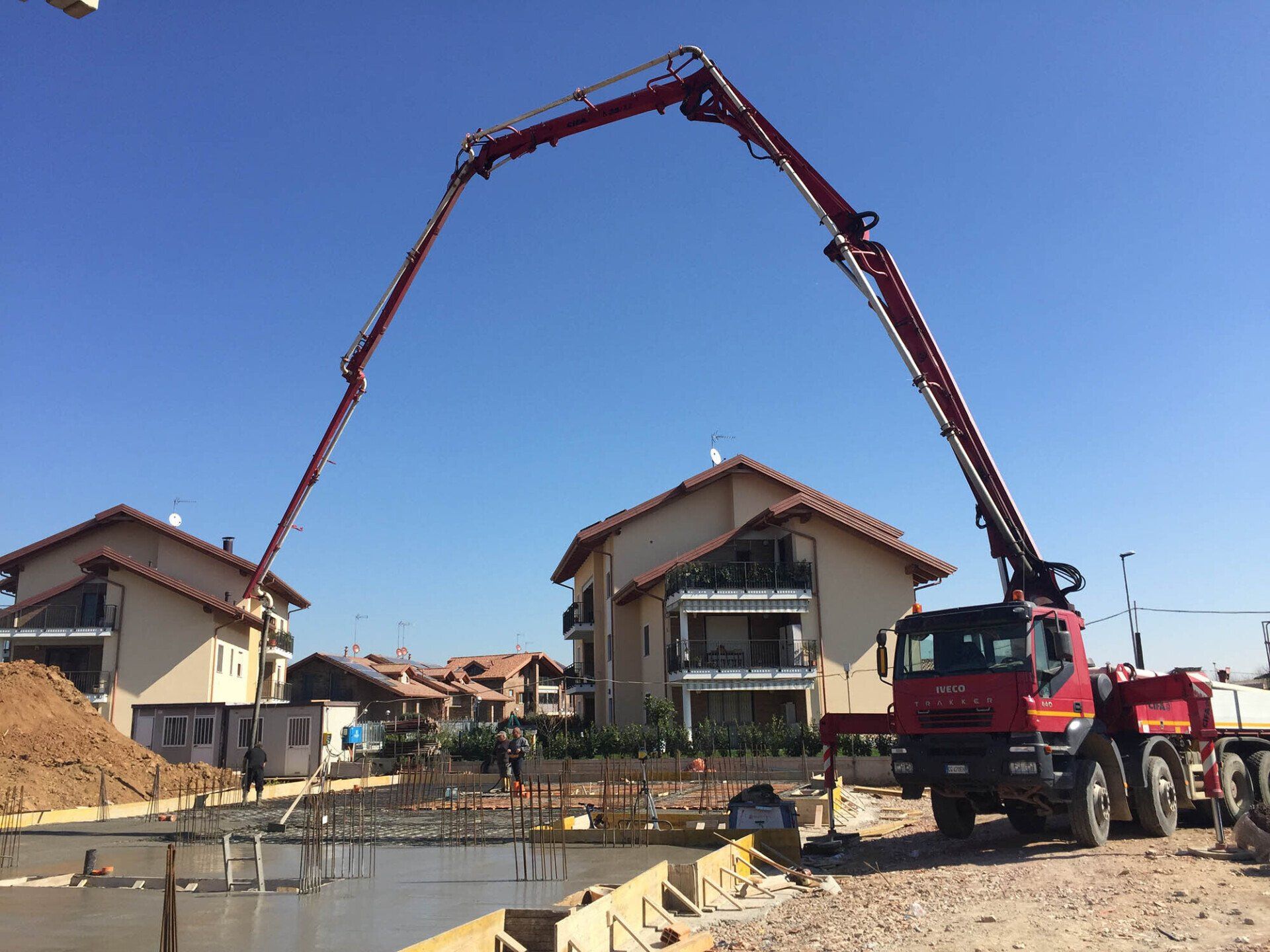 Getto calcestruzzo a Pianezza