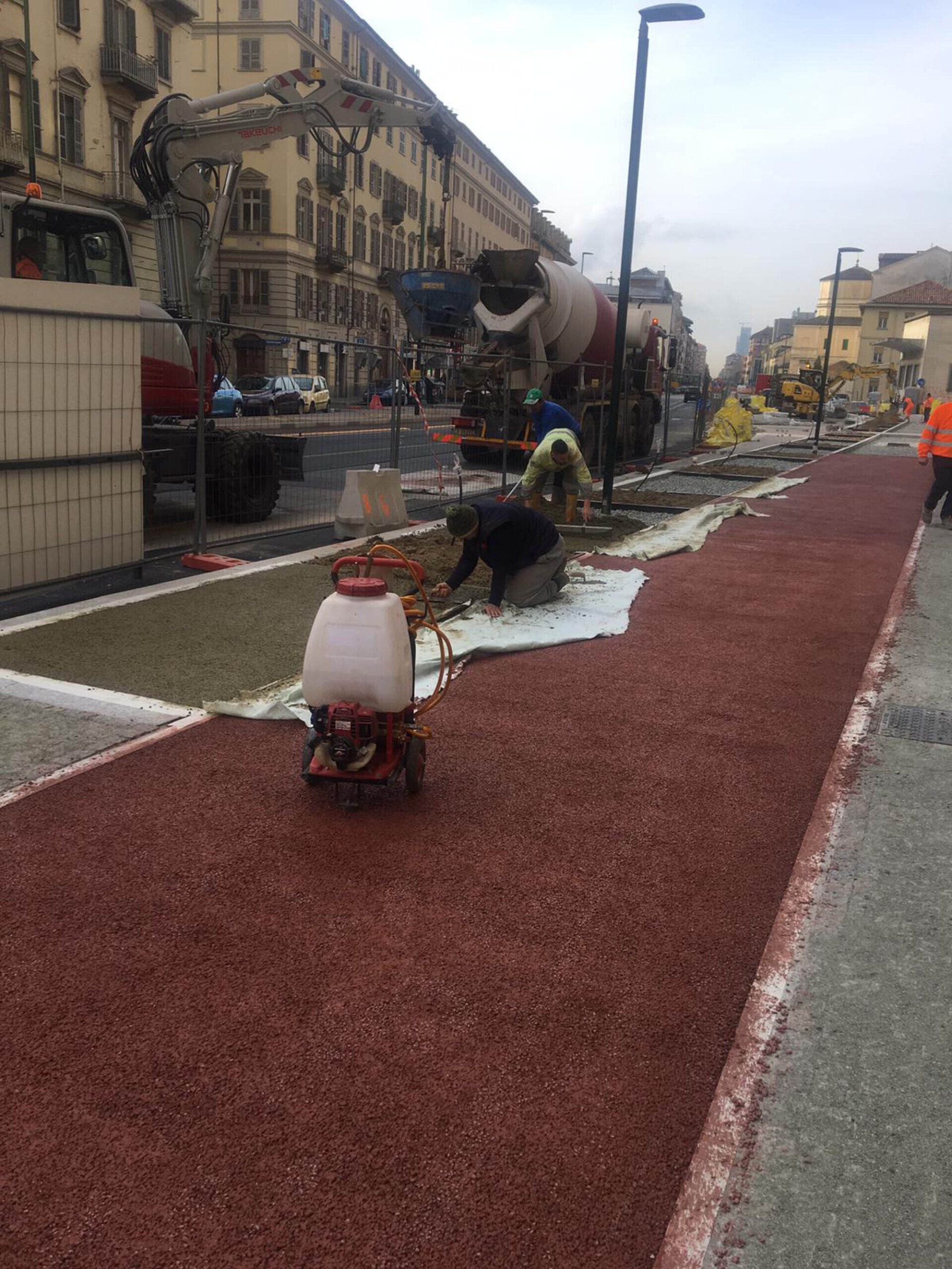 Cls drenante in Via Nizza