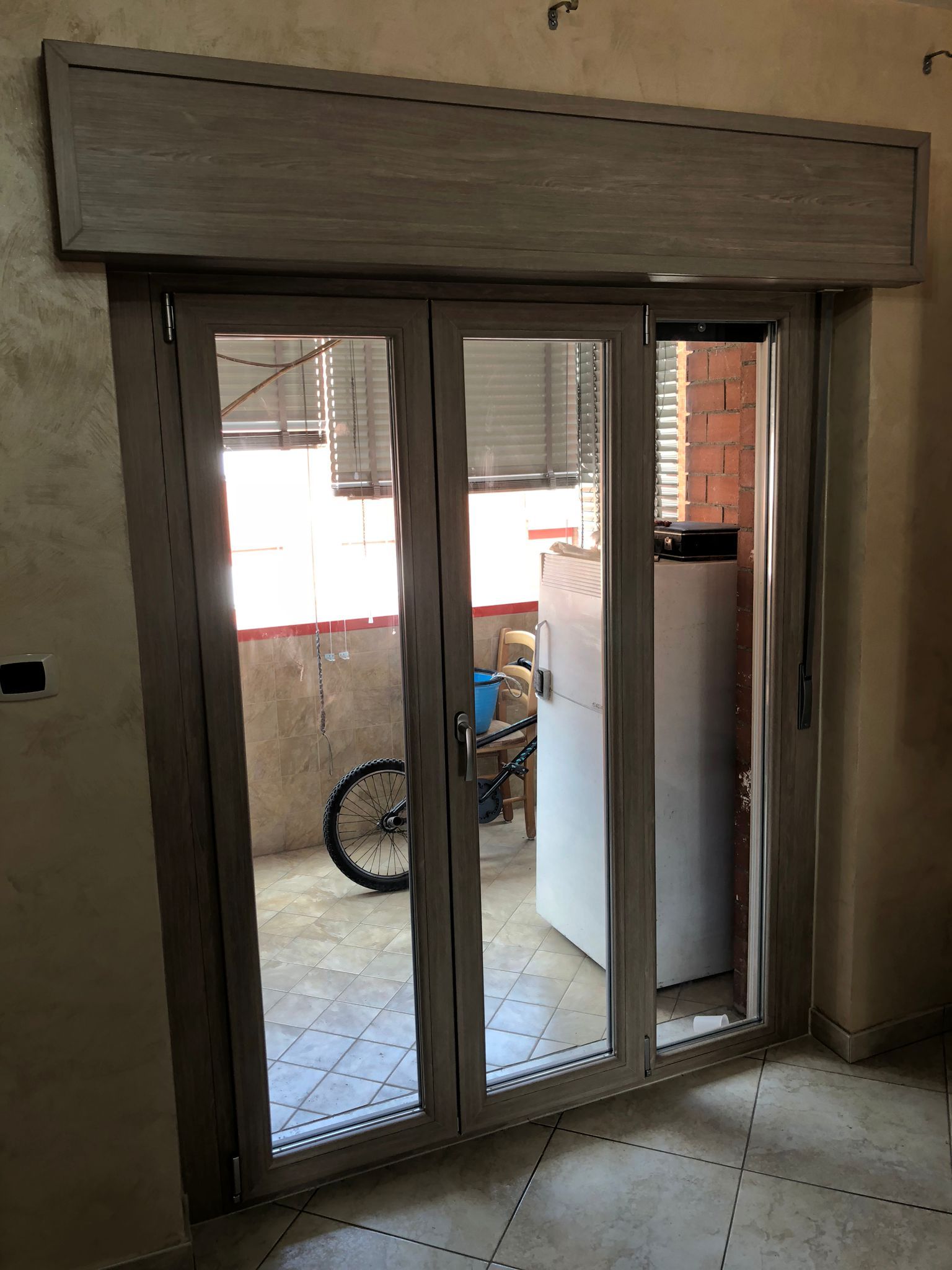 infissi in PVC per il balcone