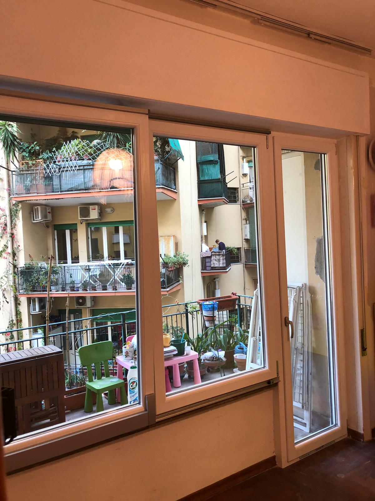 finestra e balcone con infissi in PVC