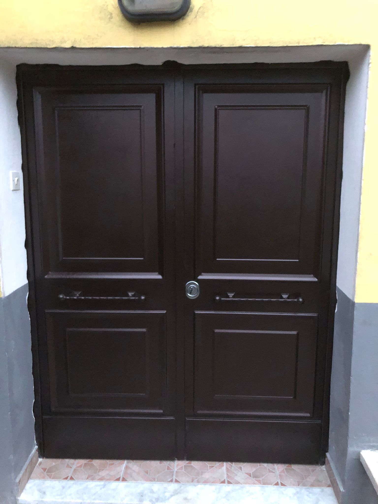 portone esterno blindato