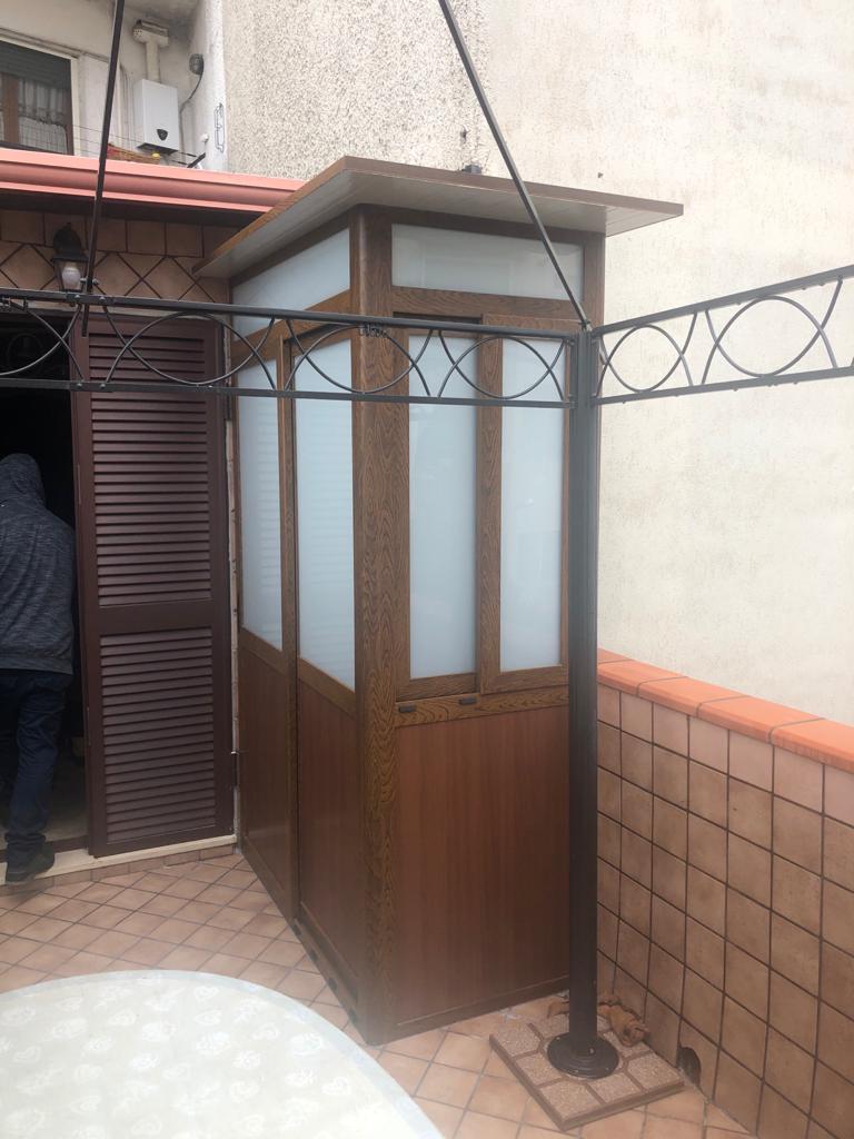 copertura per esterno in PVC