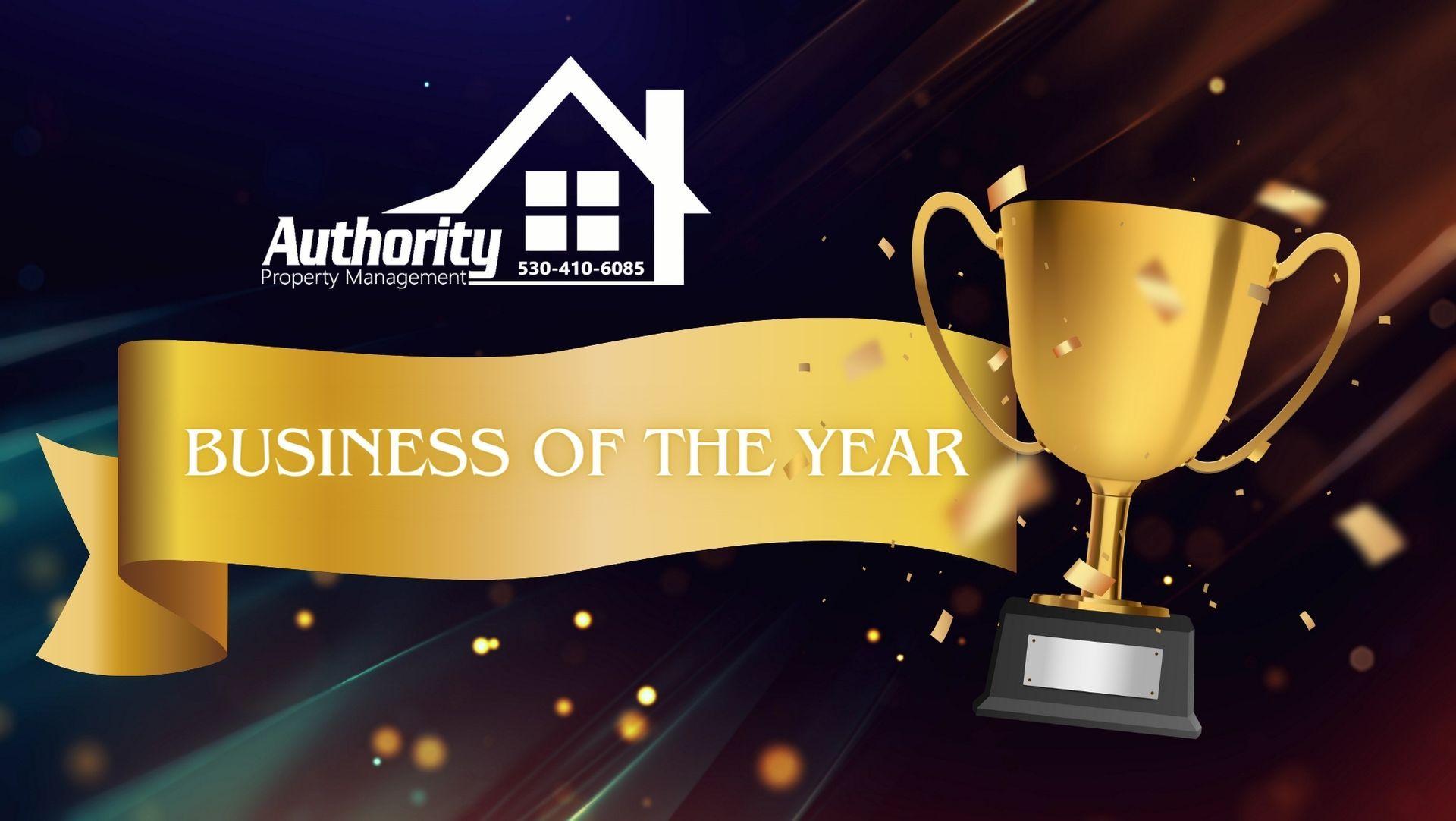 Authority Property Management Voted Best Business by The Redding Chamber Of Commerce. 