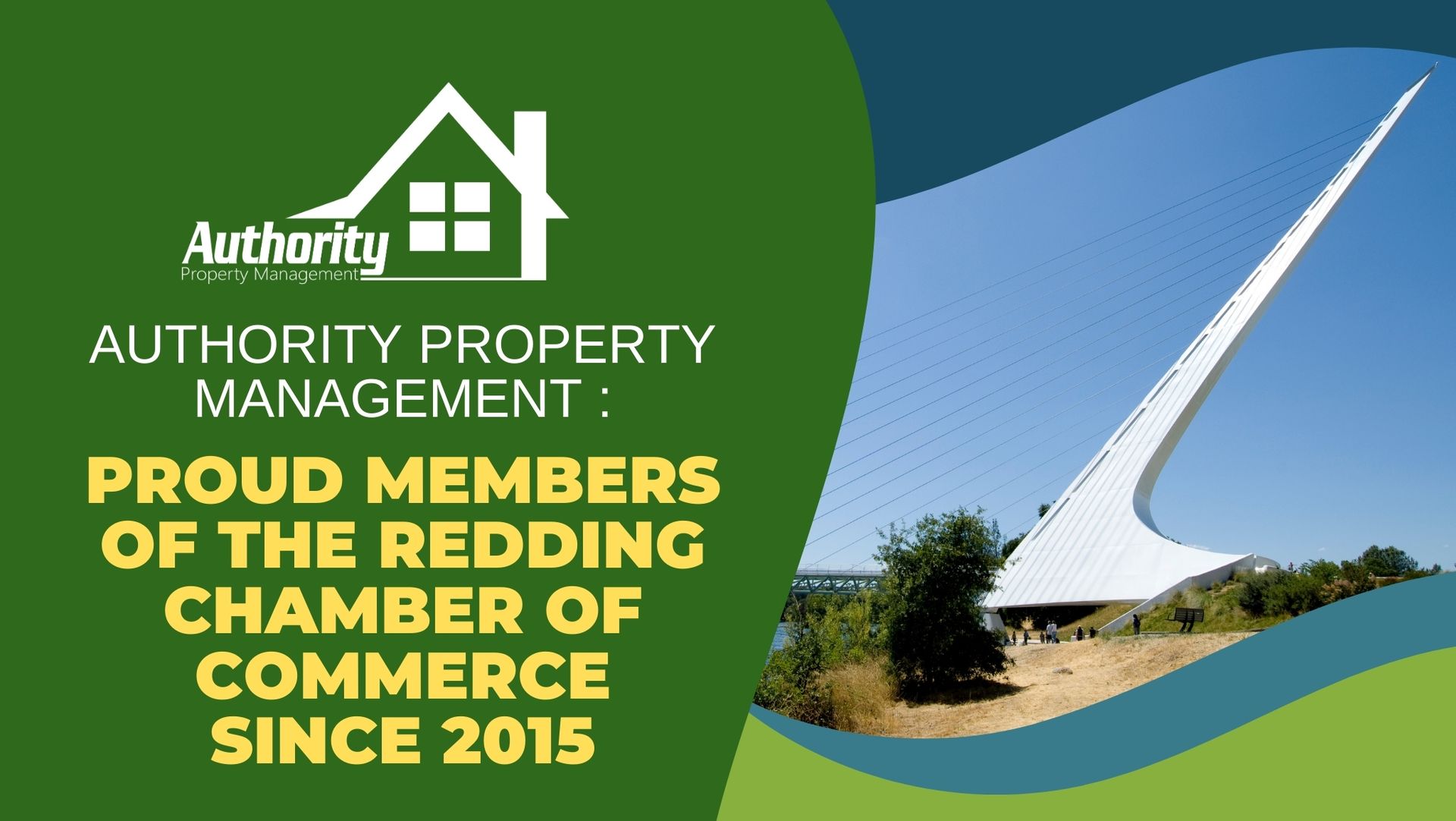 Thumbnail image with text Authority Property Management Proud Members of Redding Chamber of Commerce
