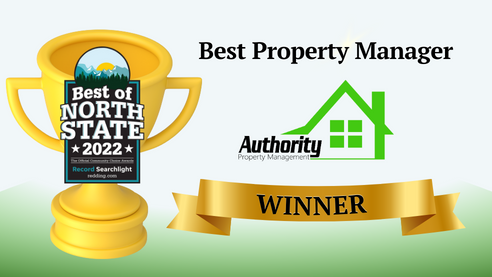 Authority Property Management, Best  of The North State Winner 2022