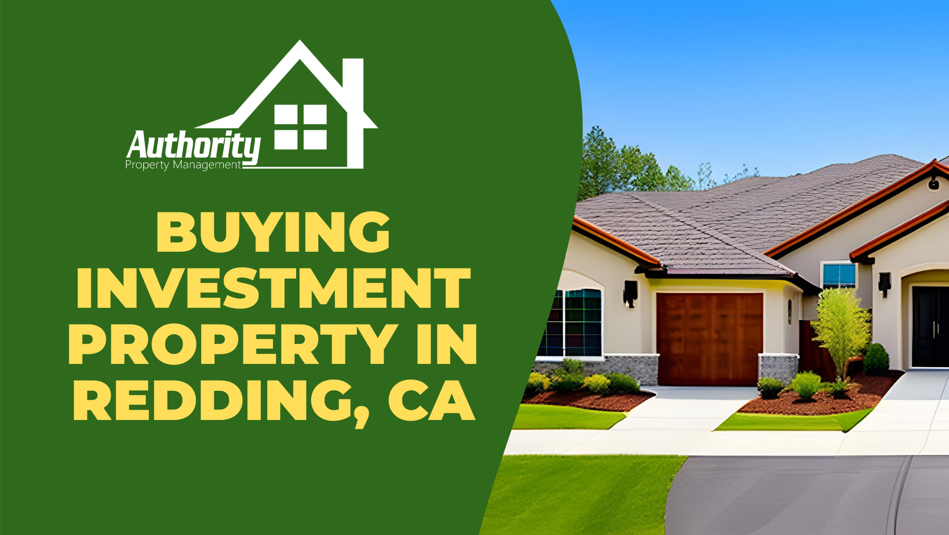 Buying Investment Property in Redding CA