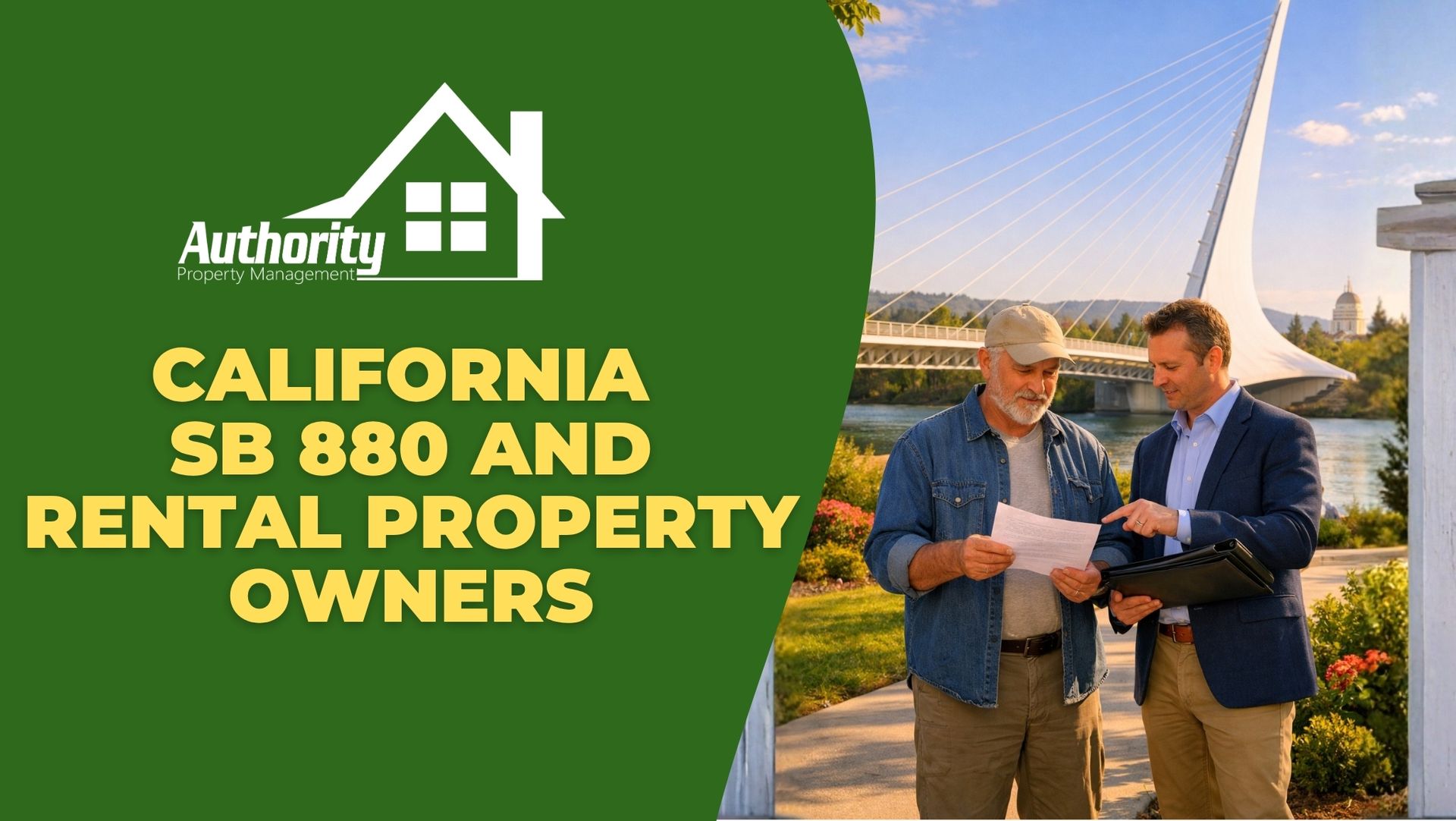  A small property owner discussing concerns with a property manager.