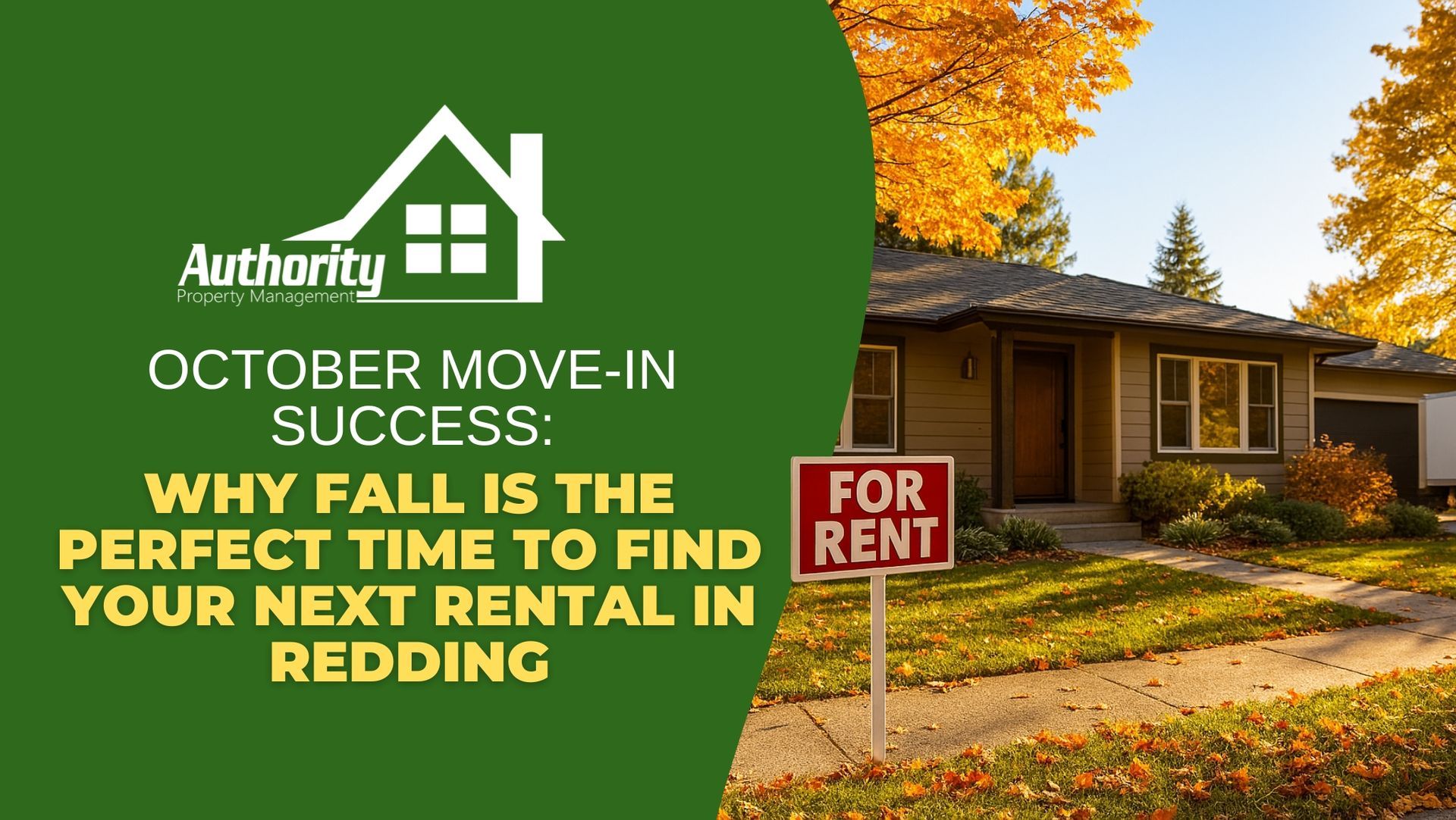 photorealistic image of a welcoming autumn scene showing a modern rental home 