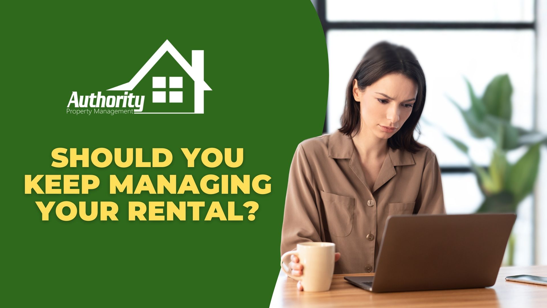 Image of a woman (homeowner) working on her laptop