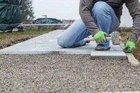 Setting Up Pavement — Landscaping in Albuquerque, NM Setting Up Pavement — Landscaping in Albuquerque, NM