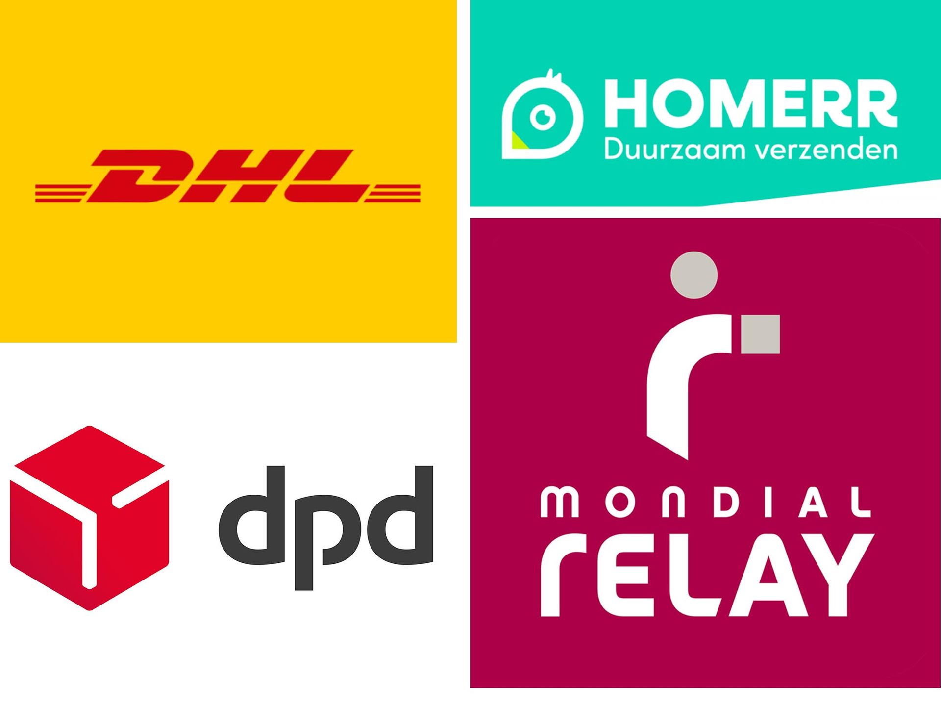 Alle pakketdiensten van kringloopwinkel de Doorstroomers