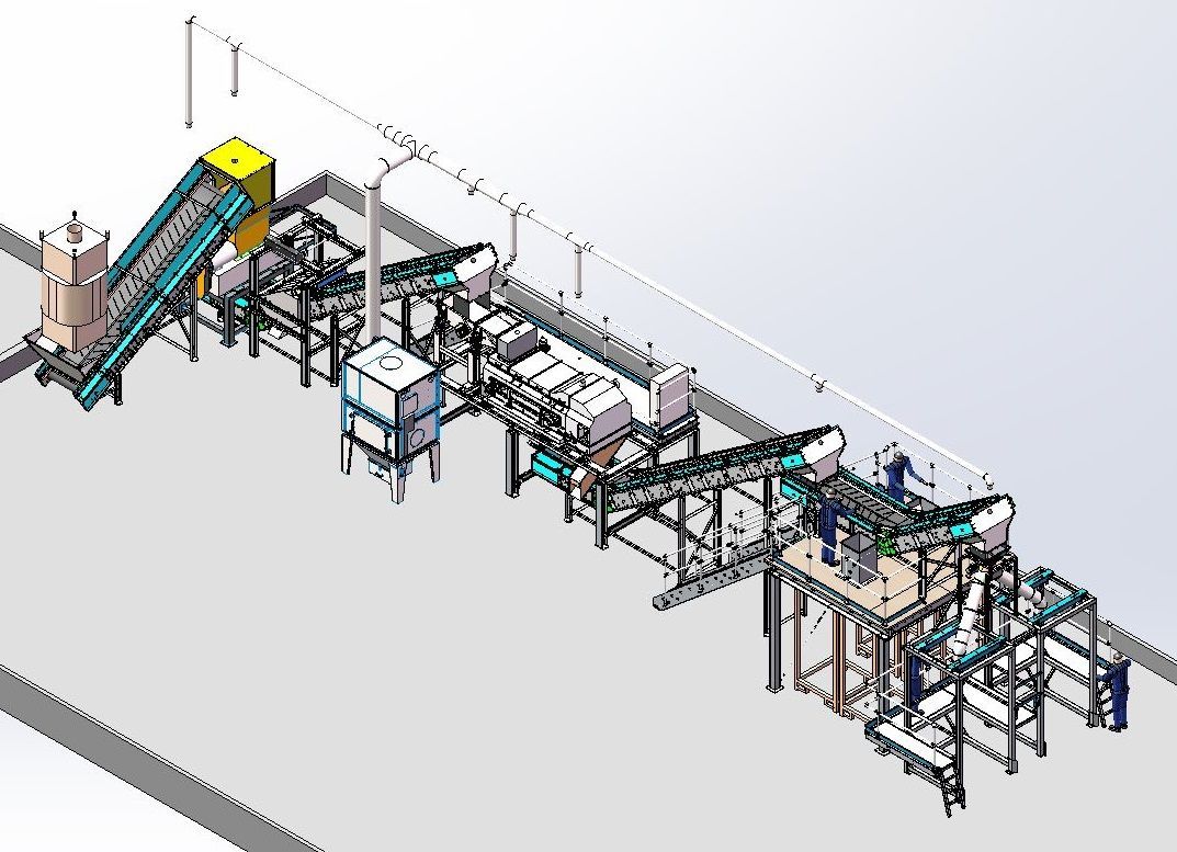 WEEE recycling production lines omecha