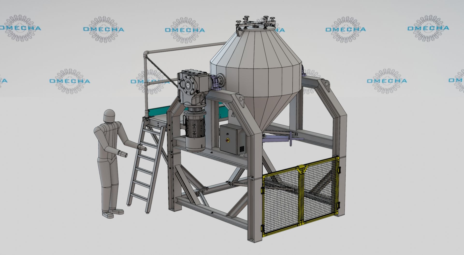 bulk product mixer omecha