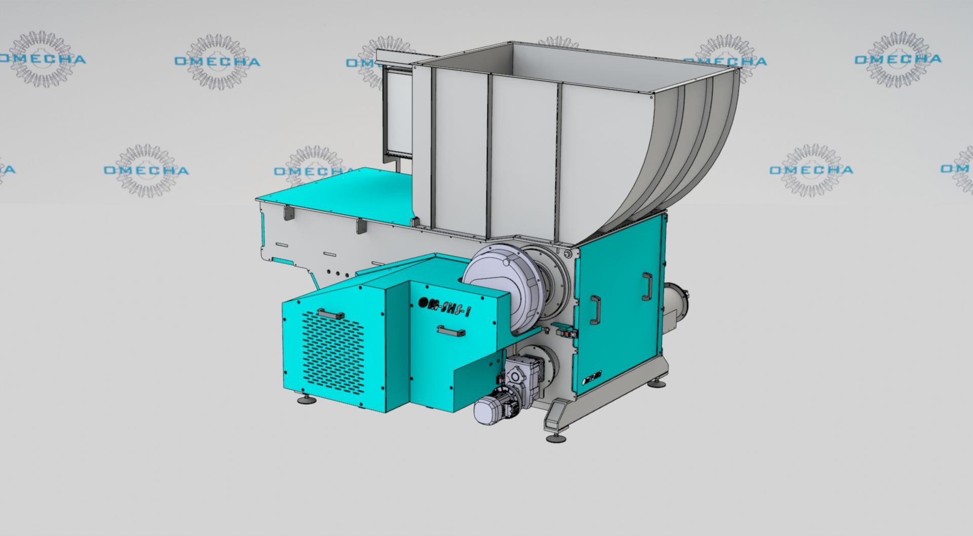 single shaft shredder omecha
