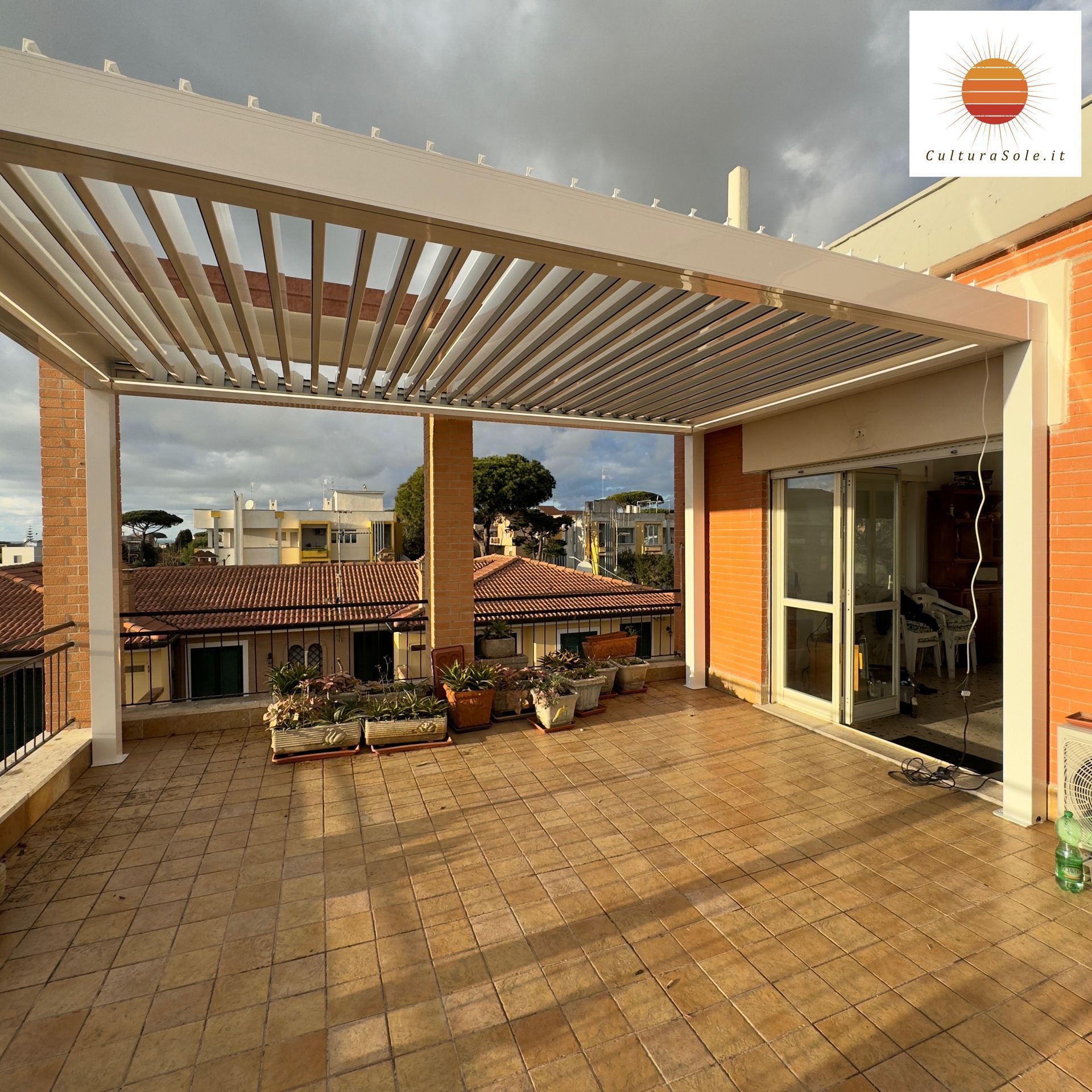 Pergole bioclimatiche a Monte Compatri, Roma