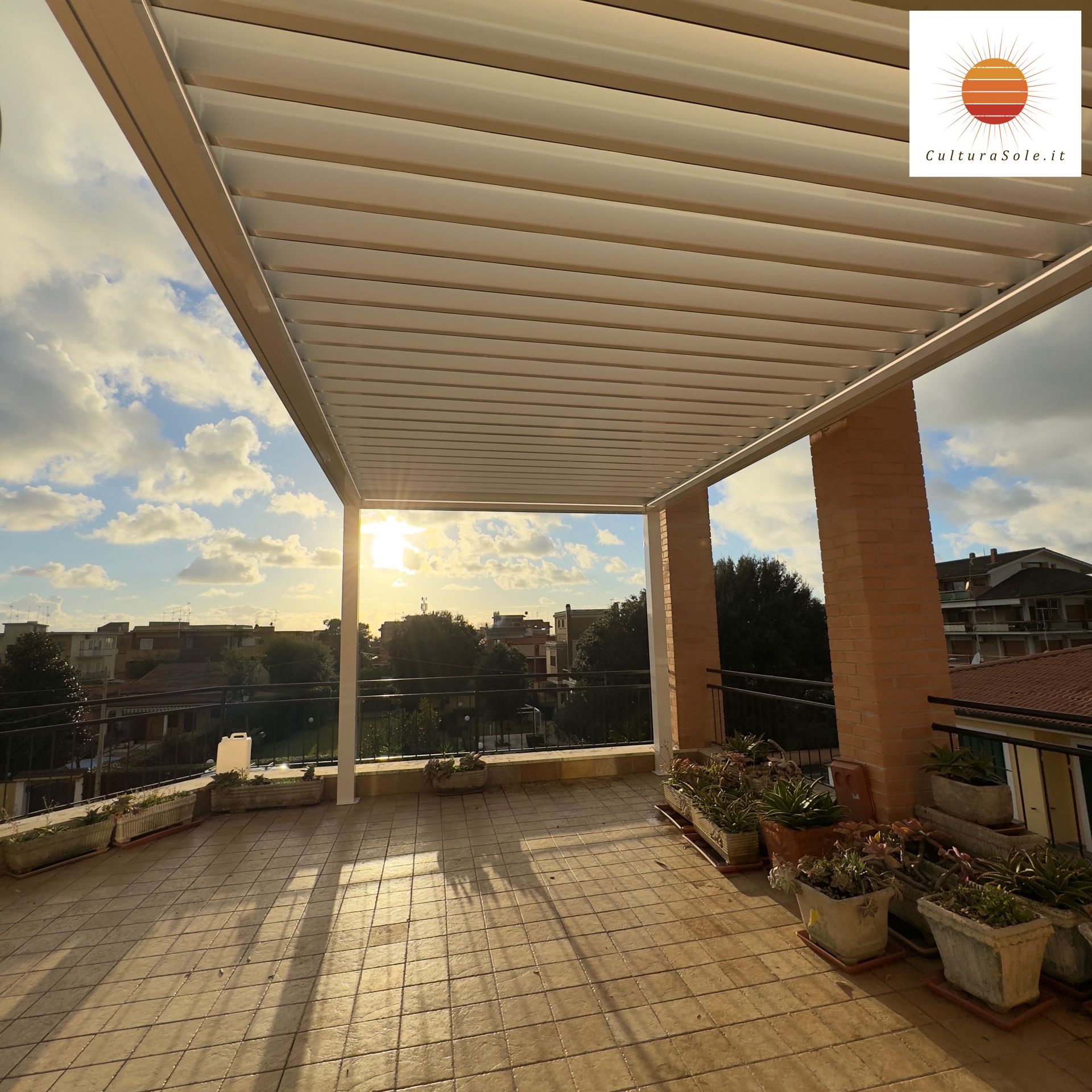 Pergole bioclimatiche a Monte Compatri, Roma