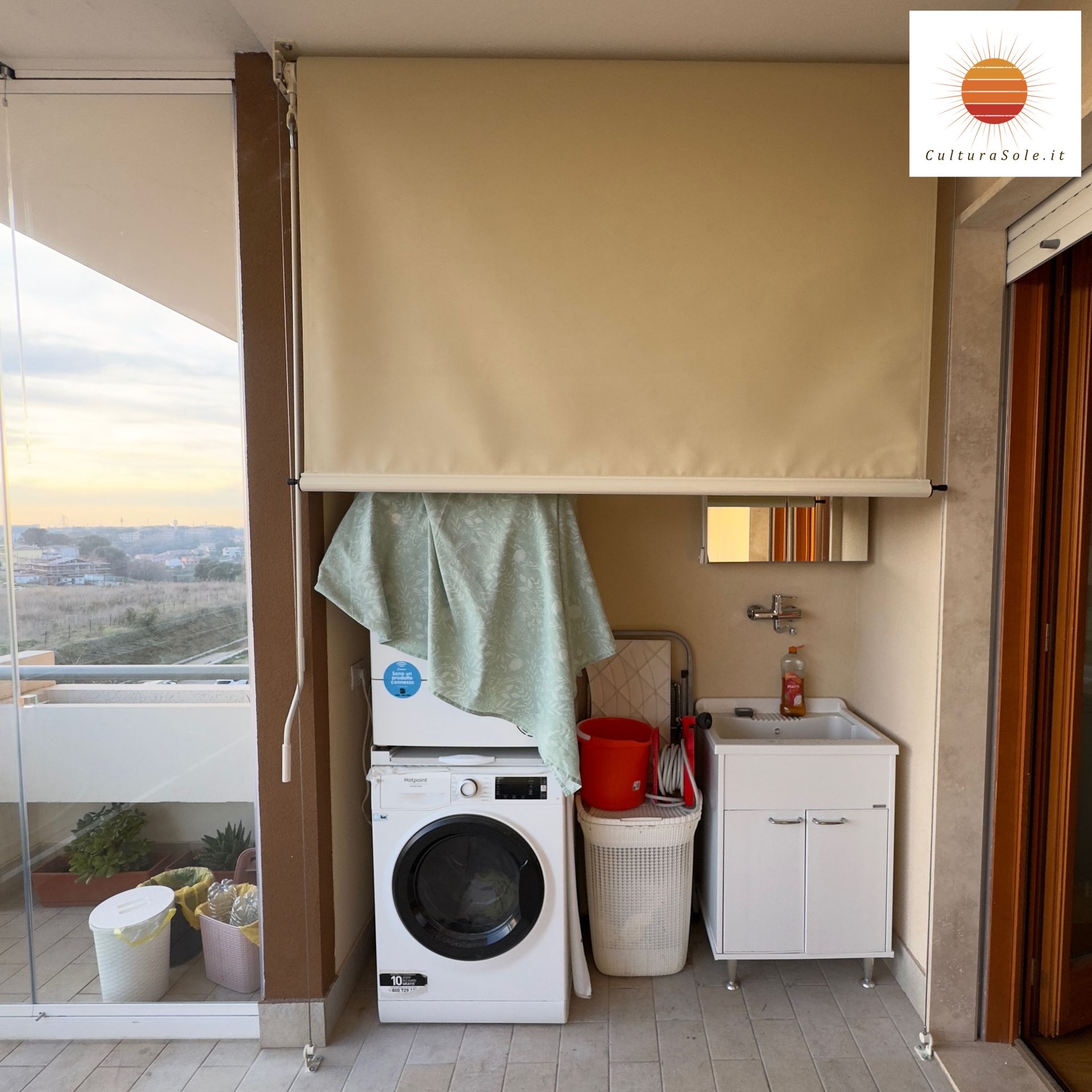 Tende da sole a caduta a Monte Compatri, Roma