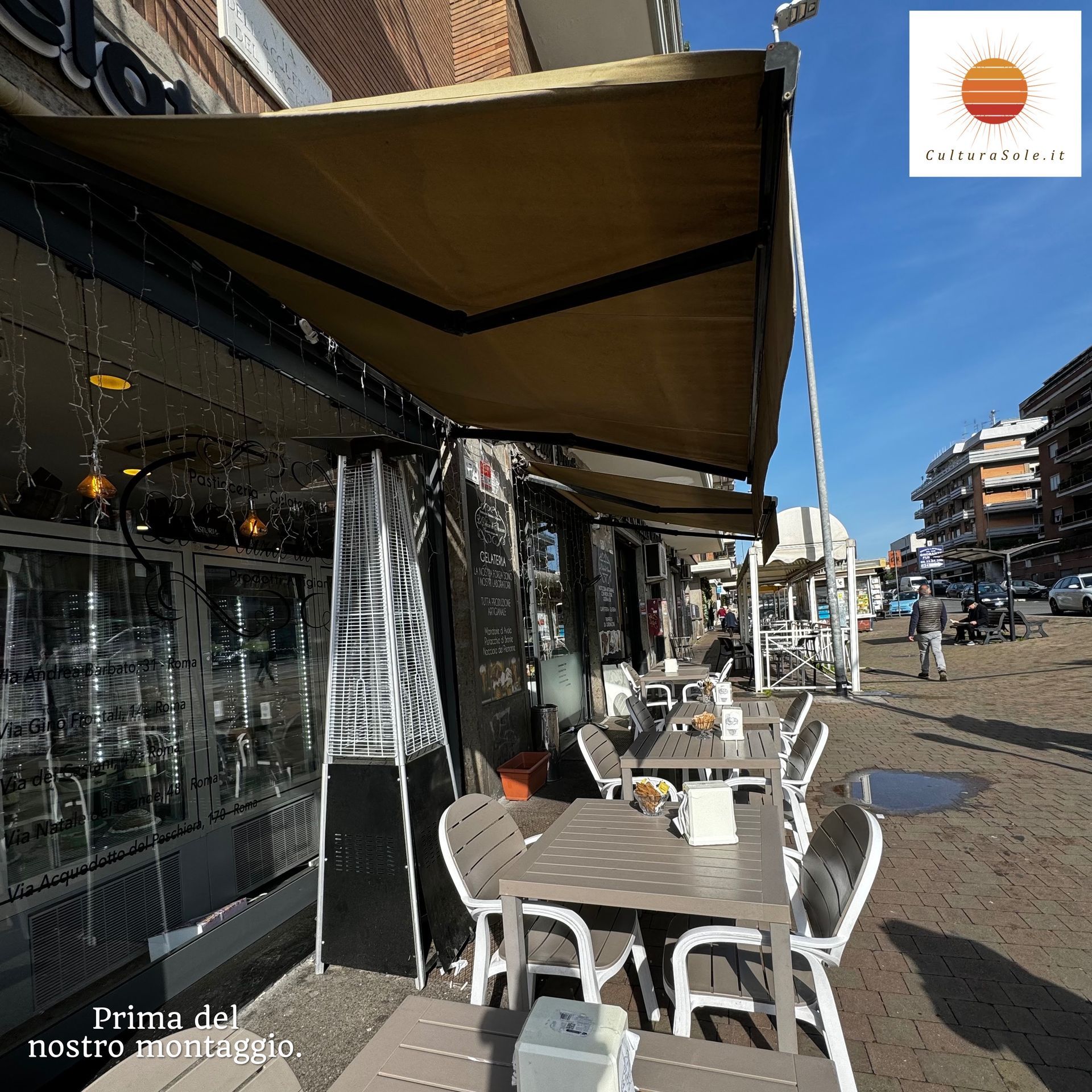 Tende da sole su misura a Monte Compatri, Roma