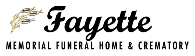 A logo for fayette memorial funeral home and crematory