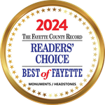 The fayette county record readers ' choice best of fayette monuments / headstones