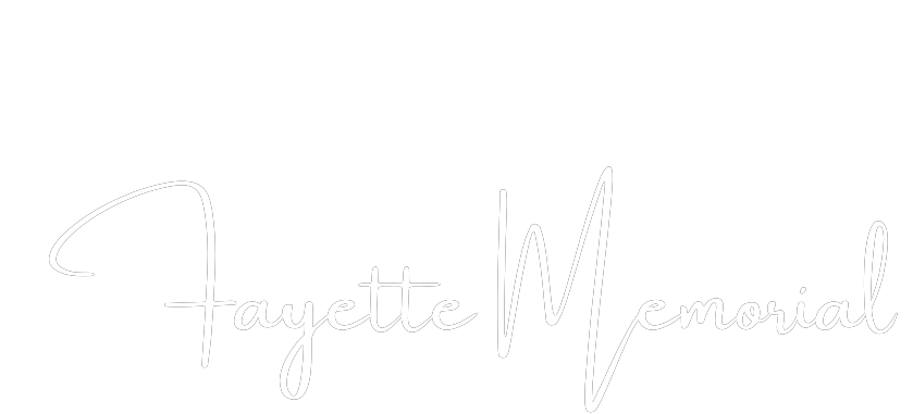 A logo for fayette memorial funeral home and crematory