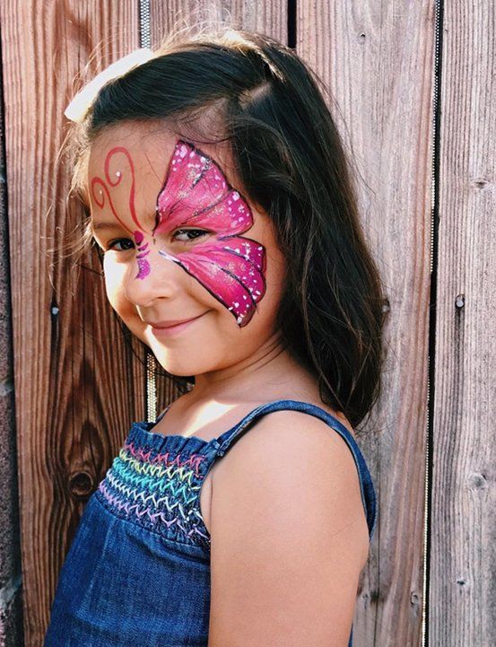 Butterfly face paint