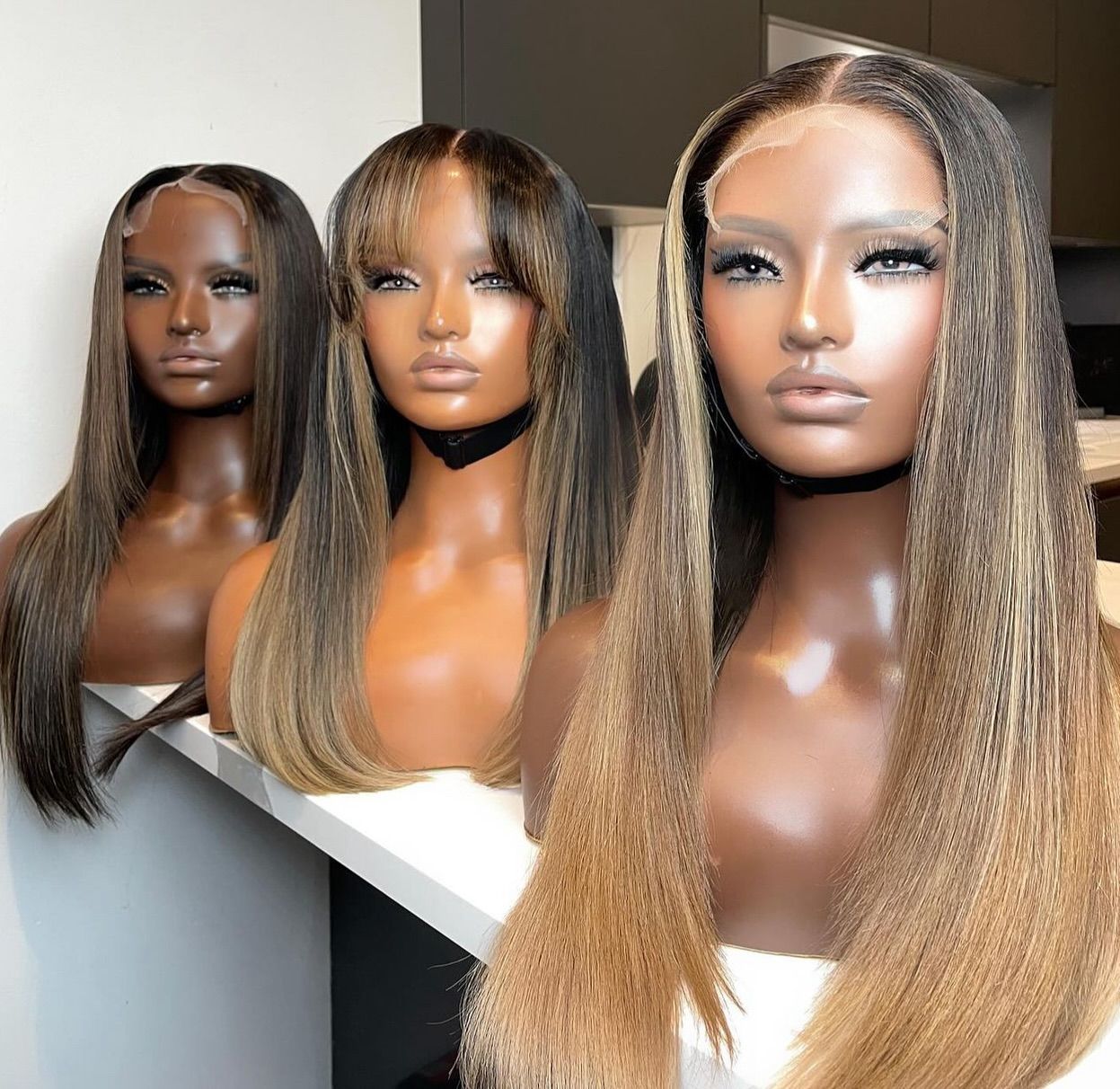 Pelucas con cabello humano