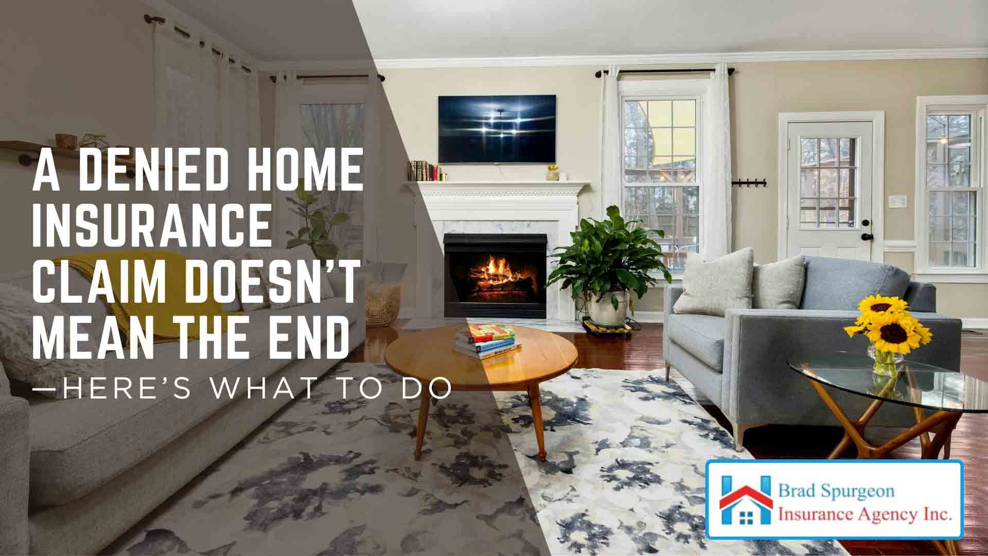 Living room with text: