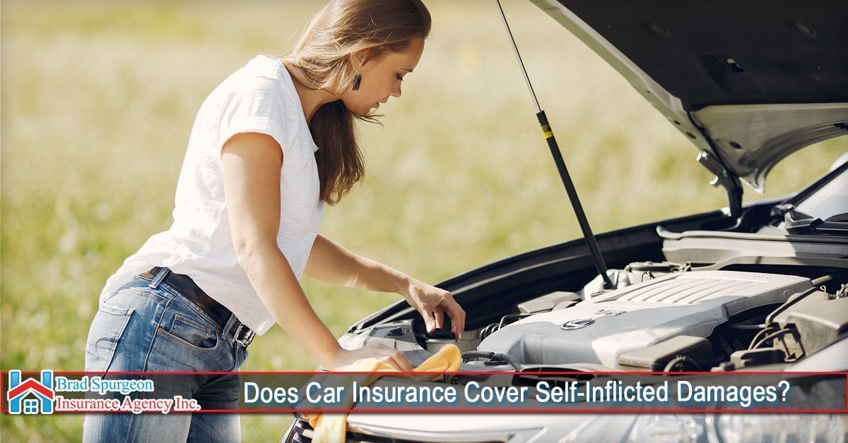 A woman looking under the hood of a car with an open engine bay