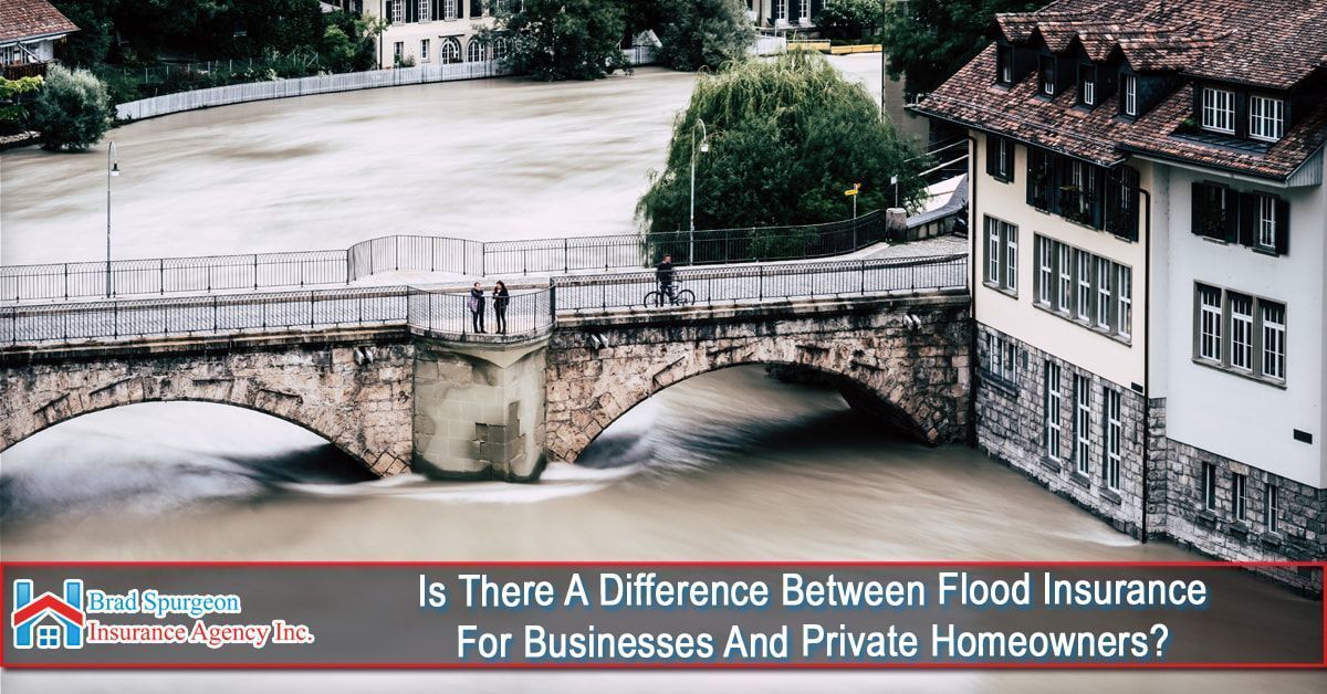 A river with brown, murky water flows under a stone bridge next to a large building