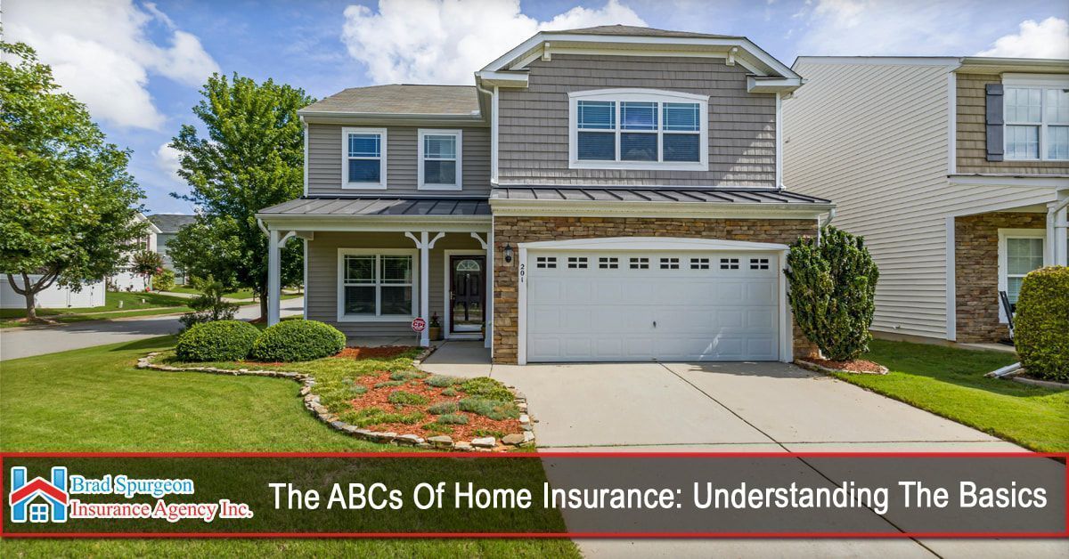 A suburban two-story house with a white garage door