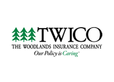 TWICO logo with three green trees and text: 