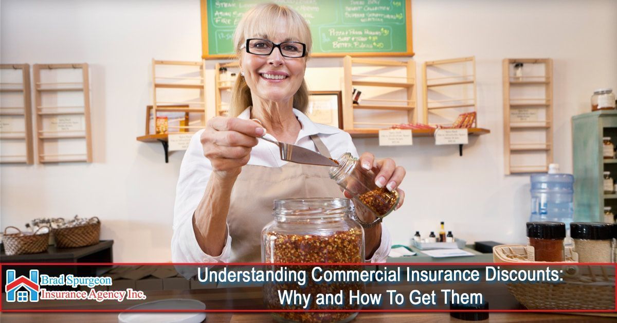 A woman scoops loose tea into a glass jar in a shop