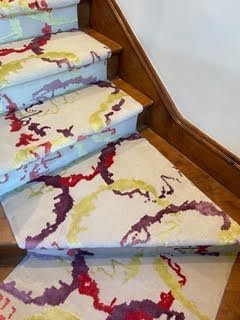 Design Rug Works with Contemporary stair runner
