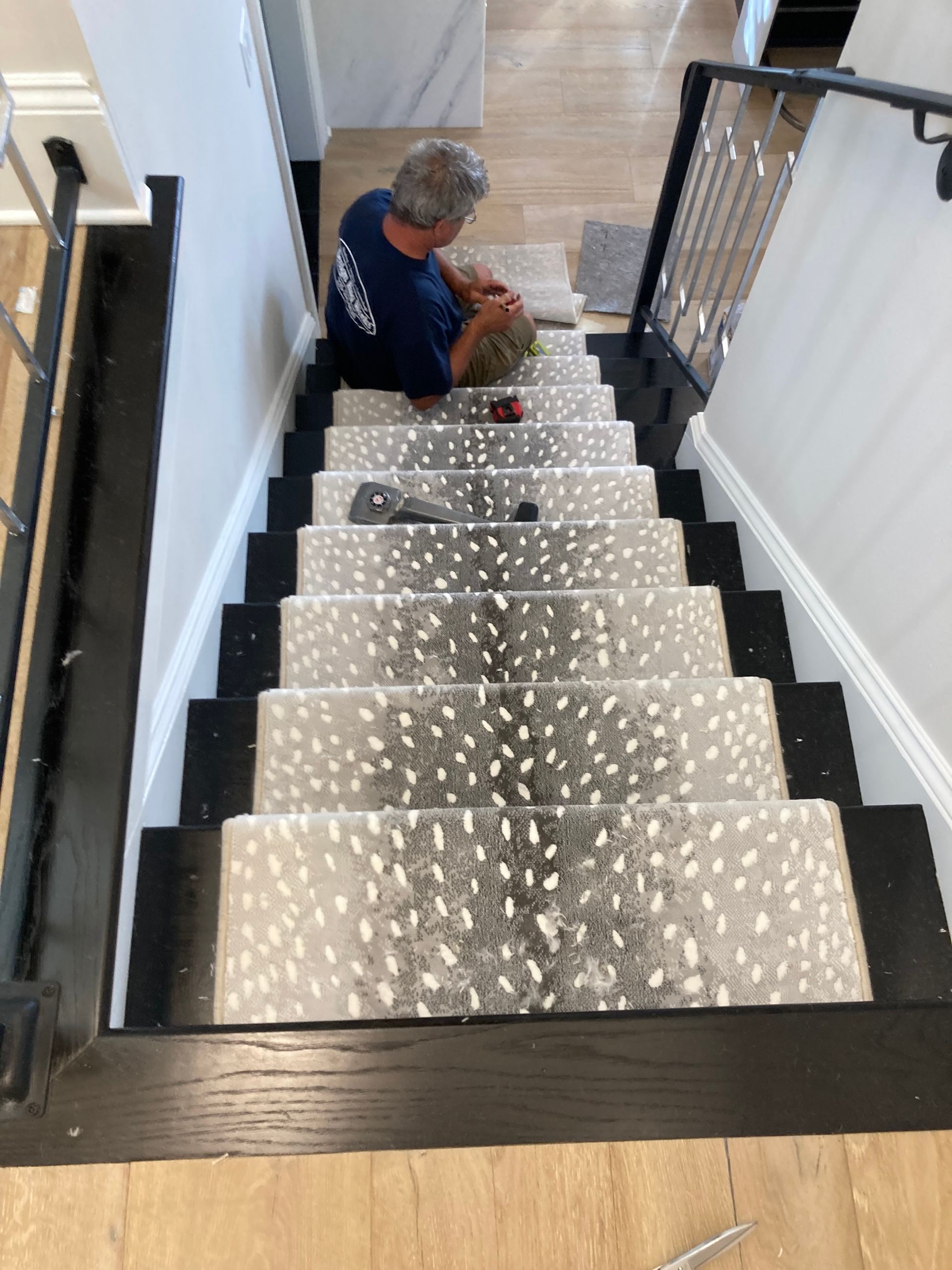 Custom Stair Runner by Design Rug Works