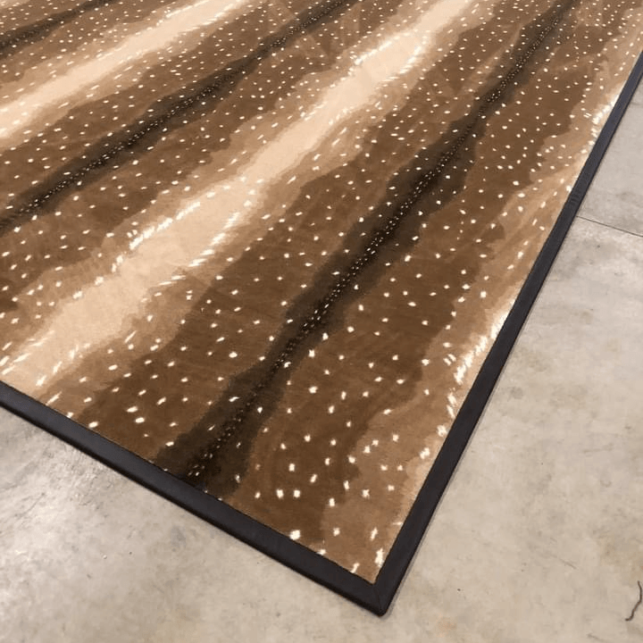 Custom Rug with complementary binding