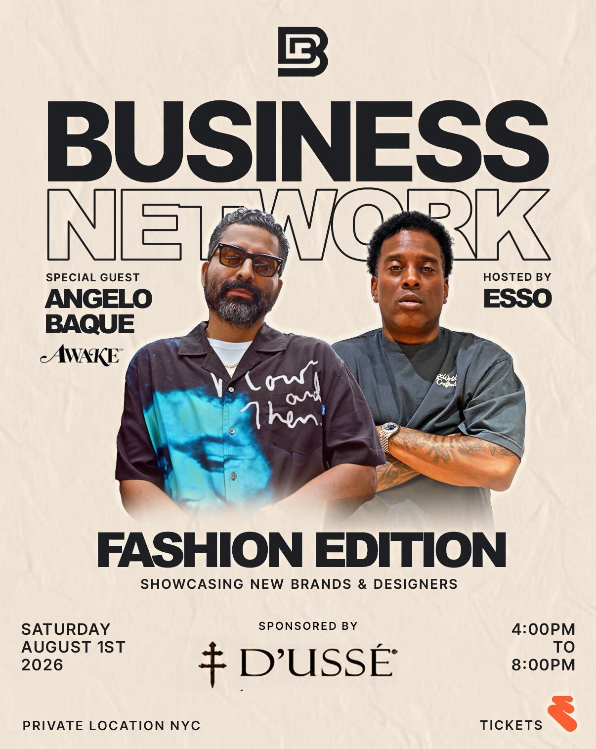 Business Network Fashion Edition Event Aug 1