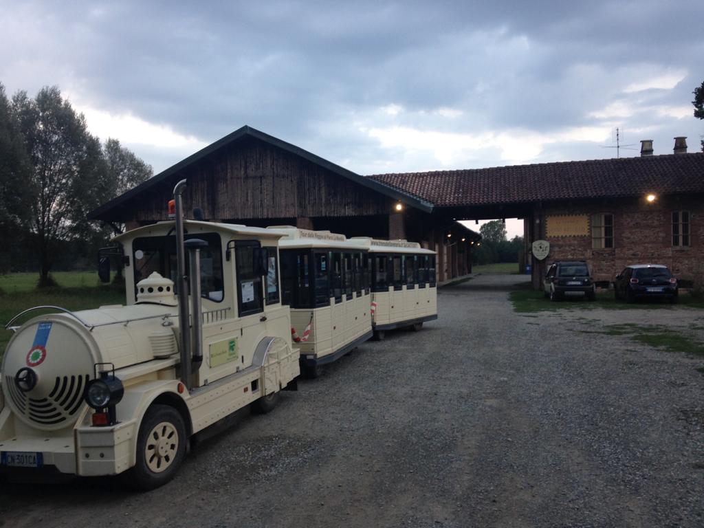 giro in trenino La Mandria