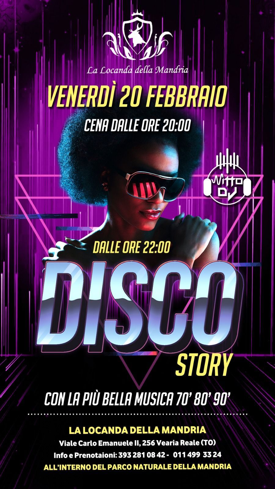 Cena cantata vicino a Torino. Eventi in musica e ristorante tipico Piemontese vicino a Torino dentro al parco della mandria