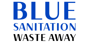 Blue sanitation logo