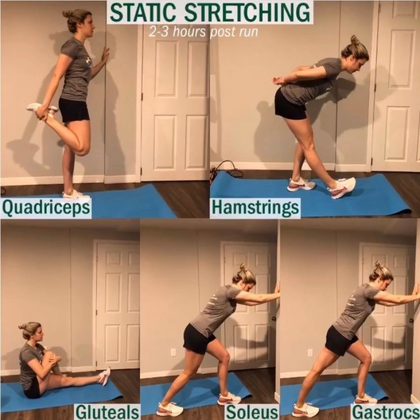 woman stretching